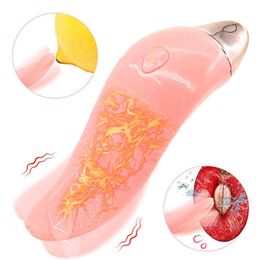 Massager vibrator clitoris stimulatie tong likken dildo dildo volwassen leveringen paar flirten vrouwelijke masturbator g release