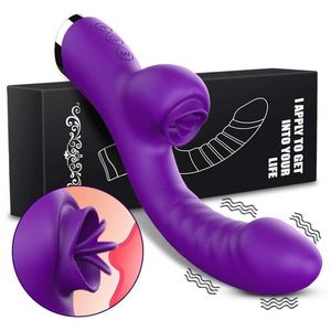 Vibrador masajeador para mujer 2 en máquina de lamer estimulador de clítoris punto G potente consolador vibro varita succionador de clítoris femenino adulto