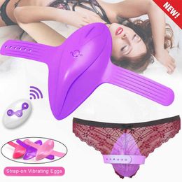 Massager Wear Dildo Vibrator voor vrouwen Orgasme Masturbator g Spot Clit Stimuleren Afstandsbediening Slipje Vibrators Volwassen Sexy