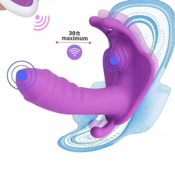 Consolador vibrador para mujer, masajeador, masturbador para orgasmo, punto g, estimulación del clítoris, bragas con Control remoto, vibradores para adultos