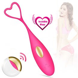 Masseur vibrateur de gode invisible sans fil pour les femmes anal stimulation clitorale télécommande porte vibrateurs adultes sexy