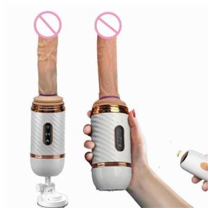 Masseur sans fil avec télécommande, gode vibrateur automatique pour femme, masturbateur, ventouse, pistolet de télémétrie pour femmes