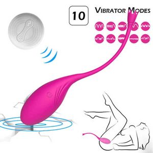 Massager Draadloze afstandsbediening Strakke oefening Vibrerend ei 10 snelheden g Spot Clit-vibratorbal voor vrouwen Vaginale stimulatie Volwassene