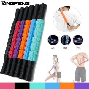 Massager Yoga Roller Stick Massage Lichaam Stick Afgifte Spieren Legs Ontspan draagbare lichaam Fiess Massagestokje Trigger -spierroller