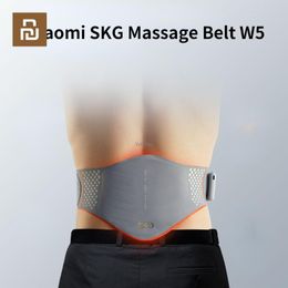 Massager YouPin SKG Massage Belt W5 TE 6 Zones Hot Compress Massage EMS+TENS PULSE SMART Control Typec Laad Taille Massager Mijia App