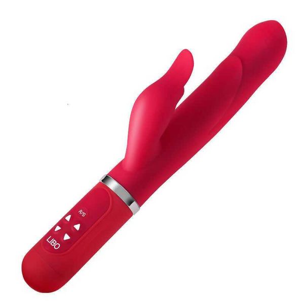 massager36 6 Plus Modes Silicone Lapin 360 Degrés Rotation Et Poussée G Spot Gode Vibrateur Adulte Sex Toys Pour Femmes NFT2WZTM