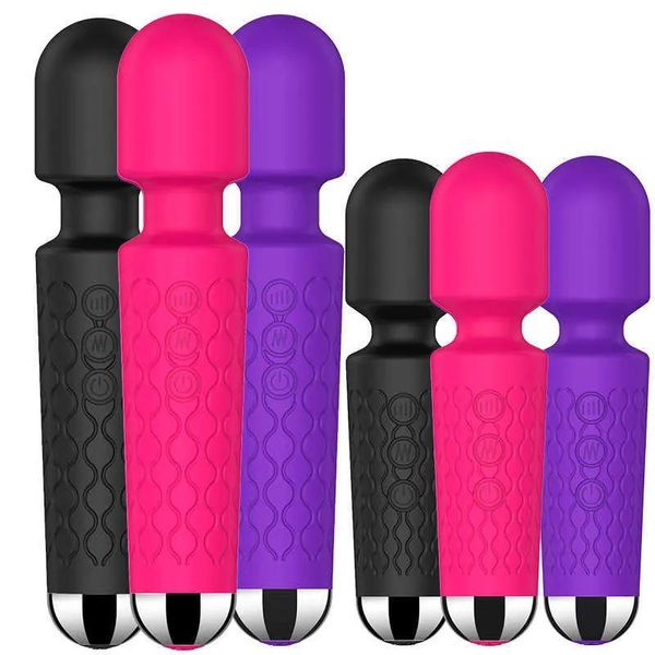 Masajeadores Masajeador para adultos Vibradores de clítoris potentes Recarga USB Vibrador Av Masajeador Bienestar sexual Juguetes sexuales eróticos para mujeres Producto g S