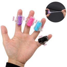 Masseurs Mini vibromasseurs pour les doigts Vibromasseur point G Masturbation Stimulateur de clitoris Léchage oral Produits pour adultes Sex Toys pour femmes