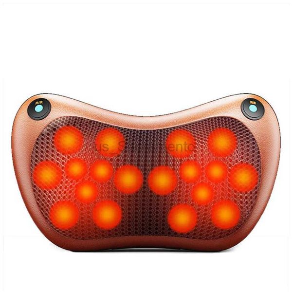 Massage Neck Pillowws 220V Masseur électrique intelligent multi-fonctionnel lombaire colonne cervicale cou U massage pétrissage coussin de voiture 240323