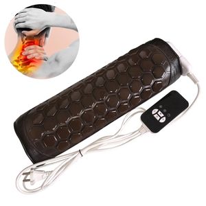 Massage Nek Kussenws 220V Natuurlijke Toermalijn Massage Nekkussen Rug Taille Ver Infrarood Therapie Cervicale Tractie Stimulator Gezondheidszorg Ontspanning 230701