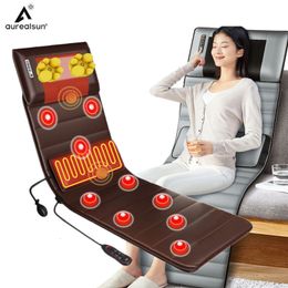 Nekkussen masseren Elektrisch massagekussen Gezondheidszorgvibrator Multifunctioneel gemasseerd Cervicale wervelkolom Taille Rugpijn Verlichting Relax Massager Verwarming 230831