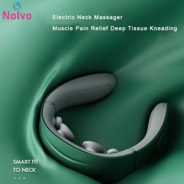 Massage du cou oreillers masseur électrique soulagement de la douleur musculaire pétrissage des tissus profonds vertèbre cervicale rechargeable Relax Massage 230904
