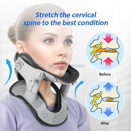 Masajeador de cuello Pillowws Calefacción Cuello Corrector Reparación Cervical Tracción Brace Aparato Cuello Postura Corrección Tratamiento Cervical Spine Massager 240322