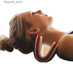 Oreillers de massage pour le cou civière chaude pour le cou oreiller de traction cervicale maison tube de traction cervicale dispositifs pour le cou oreiller de traction orthopédique soulagement du cou S Q231123