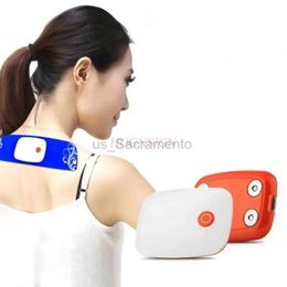 Masajeador de cuello Pillowws Inteligente Columna cervical Mini masajeador Multifunción Cuerpo Cuello Espalda Cintura Pierna Masaje en el hogar Instrumento Electroestimulación 240323