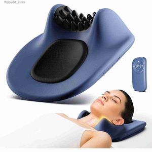 Oreillers de massage intelligents pour les épaules et le cou, technologie de correction, impulsion basse fréquence, compresse chaude, oreiller de massage cervical, ménage Q231123