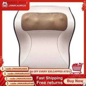 Masajeador de cuello Pillowws Jinkairui Amasamiento Masajeador cervical Almohada Cuello Hombro Espalda Cintura Cuerpo Coche Uso en el hogar La mejor opción como regalo Alivio Presión Q231123