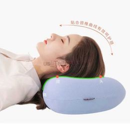 Masajeador de cuello Pillowws Almohada de masaje Almohada inflable para el cuello reparación de la columna cervical almohada especial corrección de tracción almohada para dormir para adultos durmiendo 240322