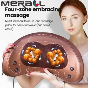 Massage cervical oreillers relaxation massage oreiller vibrateur électrique tête épaule dos chauffage pétrissage oreiller infrarouge shiatsu cou masseur Q231123