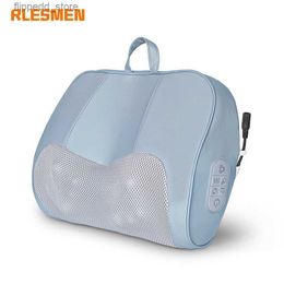 Oreillers de massage RLESMEN Oreiller de massage du cou Shiatsu Pétrissage profond des épaules, du dos et des pieds, 45 cadeaux de relaxation chauffés pour femmes, hommes, papa Q231123