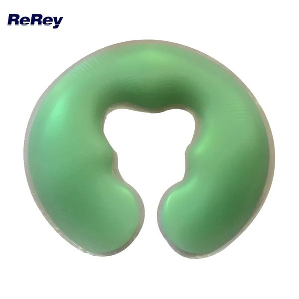 Oreillers de massage pour le cou en forme de U, soins de santé, oreiller de Spa en silicone, coussin de Gel pour le visage, repos du corps, massage du dos, superposition, coussin de berceau en Silicone 231009