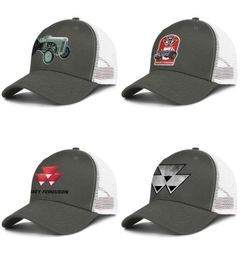 Massey Ferguson Vintage vieux hommes et femmes réglable camionneur meshcap design blanc mignon classique baseballhats ferme tracteur signe MAS4998331