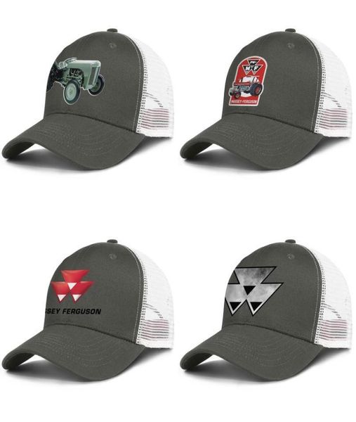 Massey Ferguson Vintage Old Mens and Women Ajustement du camionneur ajusté Meshcap Design vierge mignon Classic Baseballhats Farm Tractor Sign MAS5601707