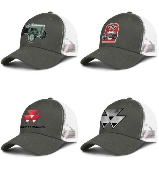 Massey Ferguson Vintage vieux hommes et femmes réglable camionneur meshcap design blanc mignon classique baseballhats ferme tracteur signe MAS4998331