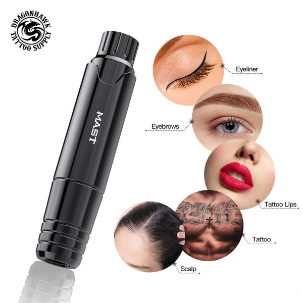 Mast P10-máquina para maquillaje permanente, pistola de tatuaje rotativa, pluma, dispositivo para labios y cejas, conjunto de accesorios para 240123