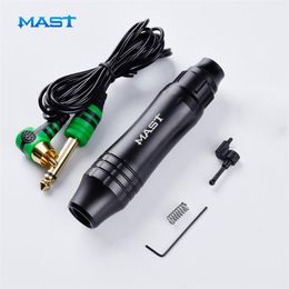 Mast P10 Ultra permanente make -up RCA Machine Rotary Tattoo Gun Pen 3 mm slaglengte Cartridge naalden wenkbrauwen lippen 220624