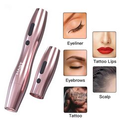 Stylo de tatouage sans fil mât P20, Machine rotative, 2 piles pour maquillage Permanent SMP WQP-020