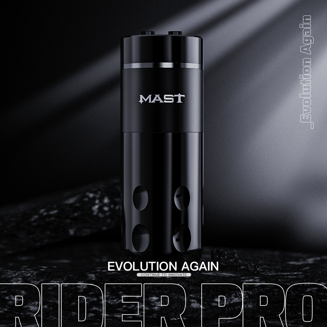 Mast Rider Pro Kablosuz Dövme Kalemi Fırçasız Döner Motor Makinesi 4.0mm Strok Gun WQP-039