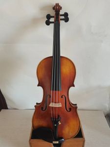 Master 4/4 violon solide flamme en érable arrière vieille épinette supérieure sculptée K2709