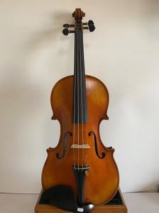 Master 4/4 Violin Stradi Modèle 1PC Maple Forme arrière Spruce Top Hand Made K3648