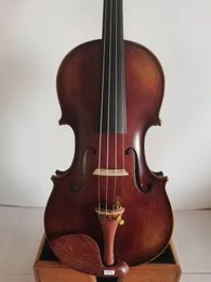 Master 4/4 Modèle Stradi Violin étalé Flame Maple Back Old Spruce Top Hand fait K3952