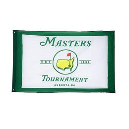 Master Golf 2020 Drapeau 3x5 FT Golf Bannière 90x150cm Festival Cadeau 100D Polyester Intérieur Extérieur Imprimé Drapeau