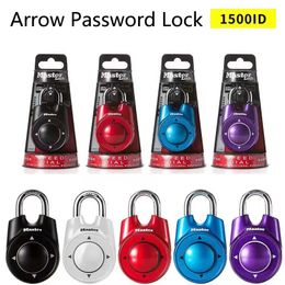 Master Lock 1500id Portable Préparez la combinaison de mot de passe directionnel Gym Gym École Santé Sécurité Sécurité Locker Porte 240429