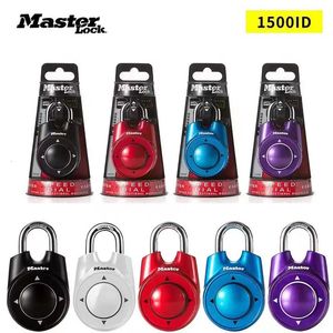 Master Lock 1500ID Cadenas portable Serrure de salle d'évasion Gym École Club Serrure d'armoire Code combiné Serrure de porte directionnelle sans clé 240301