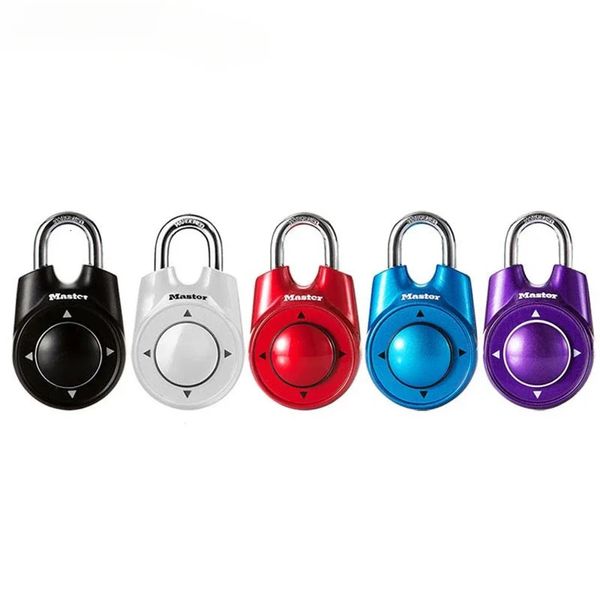 Master Lock Portable Fun Rotation Disk Mot de passe fixe Mot de sport Gym Locker Security Security Room 240429