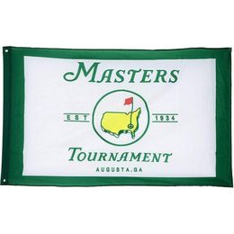 Masters PGA Golf 3x5 Bandera personalizada Flaros de 3x5ft All Country Digital Impring 80 Bleed 100d Poliéster Entrega rápida 8294330