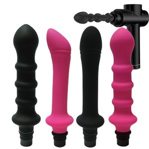 Masturbator Fascia Gun Adapter Attaches Masage Head to Silicone Dildo Sexy Toys for Women Vibraters Penis