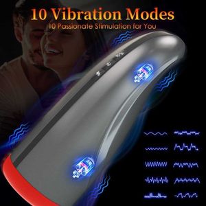 Masturbateur Sex Toy 360 Swing Masturbateurs Masculins Automatiques MHYNNR Chauffage Adultes pour Hommes avec 7 10 Vibrations Fellation Stroker K70C