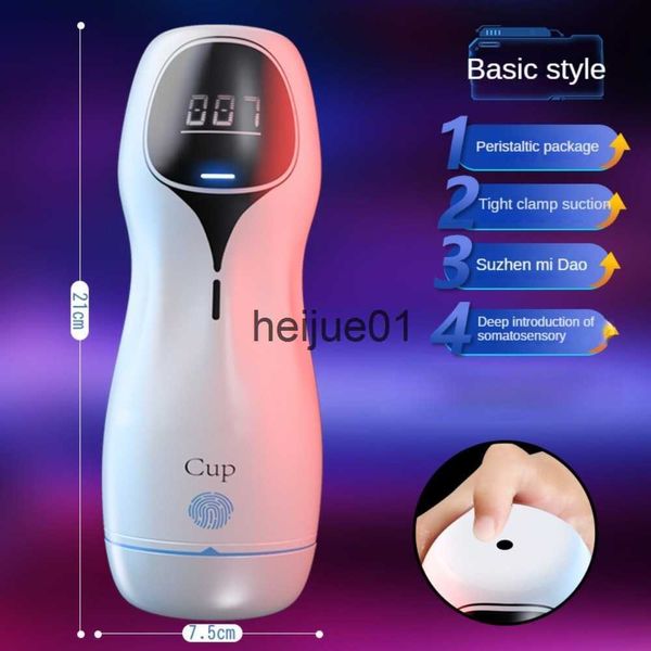 Masturbateurs Avion Coupe Électrique Automatique Artificiel Réaliste Vagin Mâle Pénis Glan Entraîneur Homme Masturbateur Adulte Érotique Sex Toys Chatte X0926