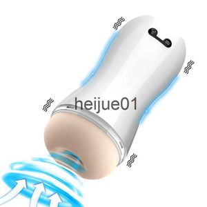 Masturbateurs Masturbateurs à succion automatique pour hommes avec vibration Coupe de masturbation masculine Jouets sexuels vaginaux réalistes avec machines sexuelles sonores x0926