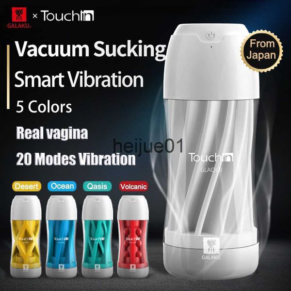 Masturbateurs GALAKU Touch In Masturbateur Fellation Simulation Sucer Coupe Doux Réaliste Vagin Mâle Masturbateur Érotique Adulte Sex Toys Pour Hommes x0926