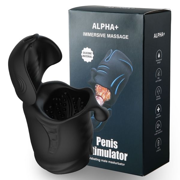 Masturbateurs Masseur de gland Vibromasseur masculin Masturbateur machine Jouets sexuels Entraîneur de pénis Glan Stimuler les méthodes multi-usages outils sexuels pour hommes 230404