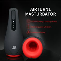 Masturbatoren Männliche Masturbation Tasse Automatische Saugen Echt Oral Vagina Vakuum Saug Vibrator Masturbator Sex Spielzeug Für Männer Blowjob Sexy Shop l231121