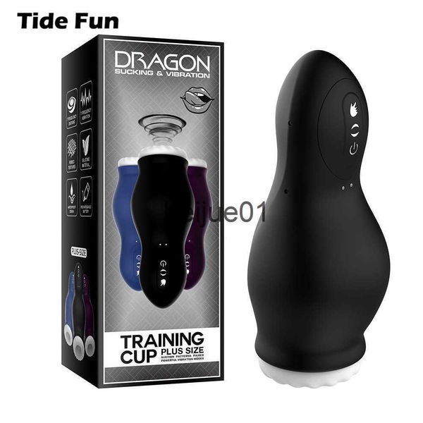 Masturbateurs Masturbateur masculin sucer avion tasse homme sexe vibrant tasse gland pénis exercice masturbation vagin fille adulte produits érotiques x0926