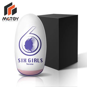 Masturbadores Metoy Masturbador masculino Huevo portátil para hombre Pocket Stroker con vagina texturizada realista Masajeador de pene Juguetes sexuales para adultos para hombres 231204