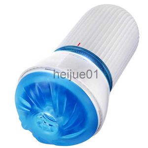 Masturbateurs Nouveau puissant réglable air sucer mâle masturbateur tasse douce pipe sexe machine vagin gland stimulateur oral jouets sexuels pour hommes x0926